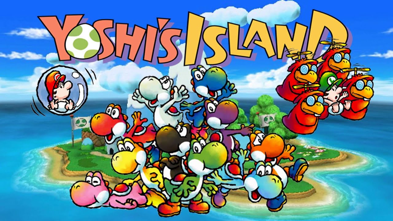 Yoshi S Island Title Screen Papersnew